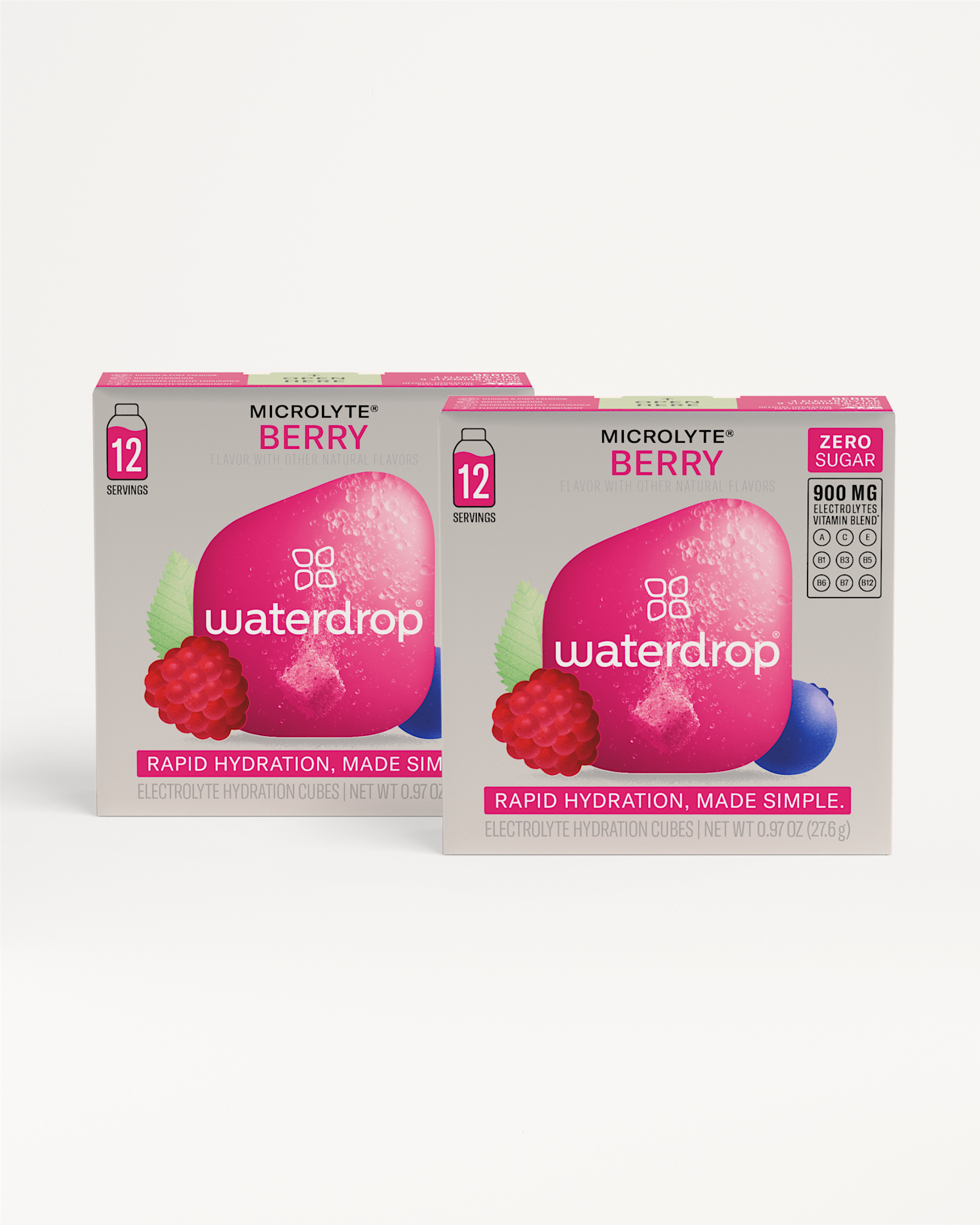 Microlyte 1+1 Set: BERRY | waterdrop®