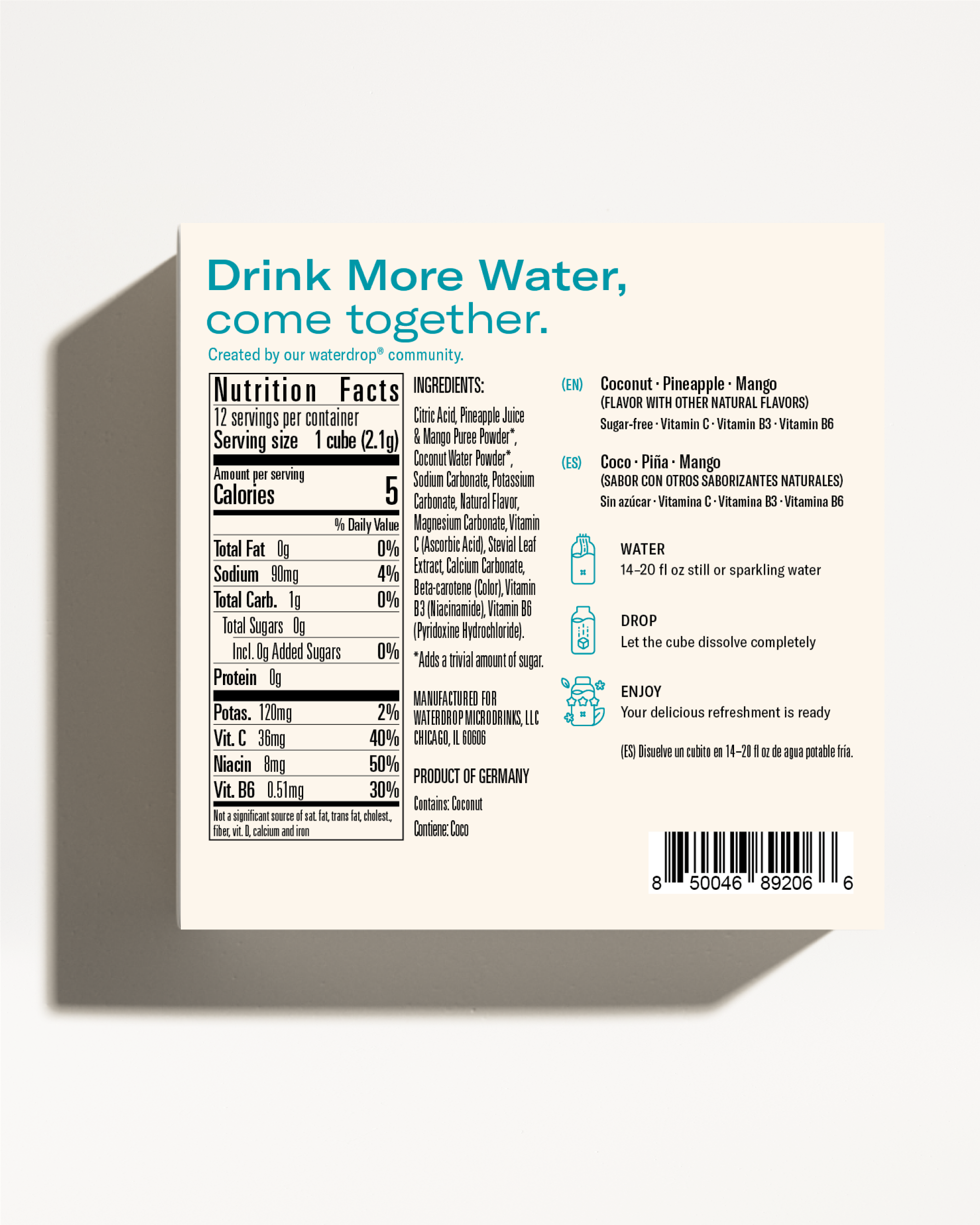 Limited Edition: KOKO PIÑA 12-Pack Microdrink | waterdrop®