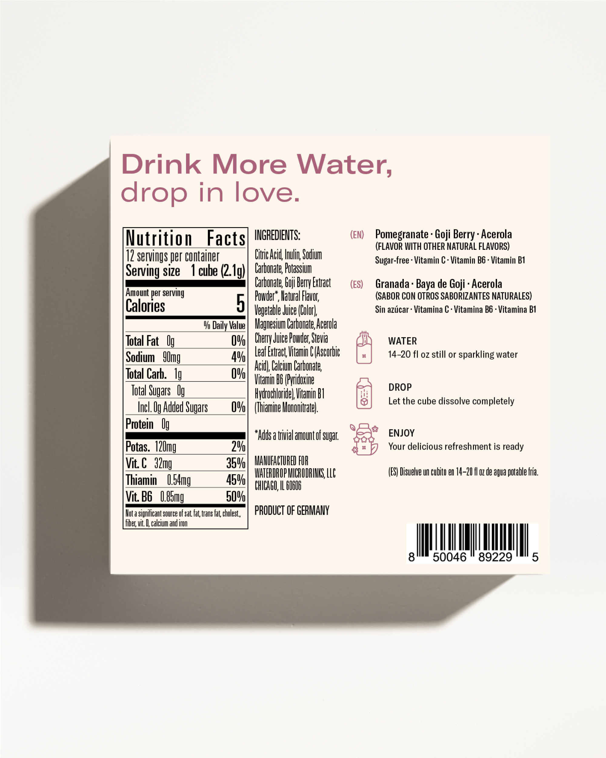 LOVE 12-Pack Microdrink: Order Now | waterdrop®